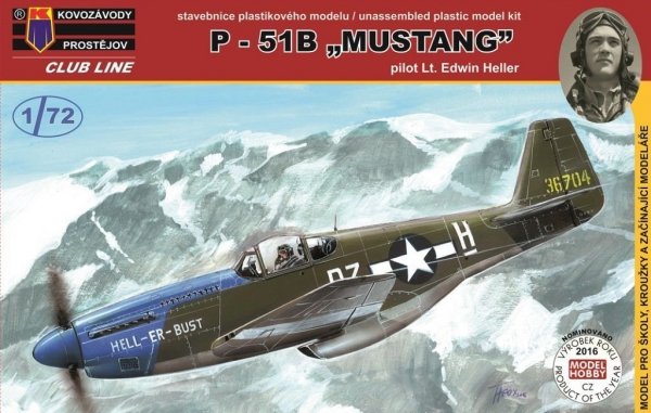 Kovozavody Prostejov CLK0003 P-51B Mustang 1/72