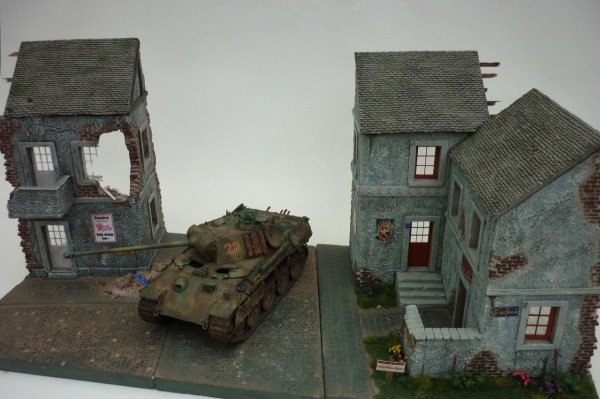 RT-Diorama 35165 Diorama-Base: &quot;French Village&quot; 1/35