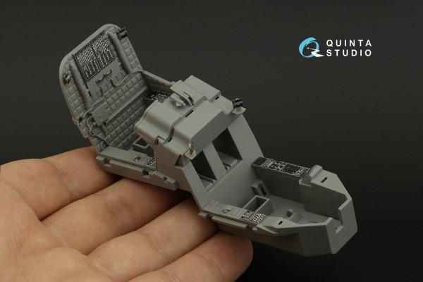 Quinta Studio QDS-35073 AH-64D/E 3D-Printed &amp; coloured Interior on decal paper (Meng) (small version) 1/35