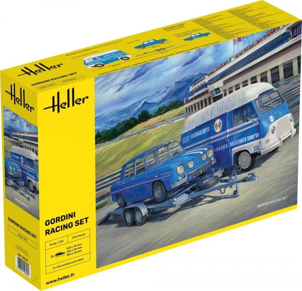 Heller 50328 Gordini Racing Set 1/24