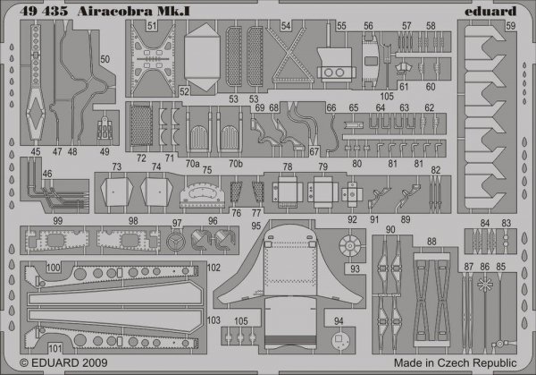 Eduard 49435 Airacobra Mk. I S. A. 1/48 Hasegawa