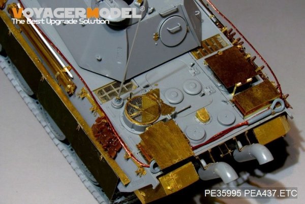 Voyager Model PEA437 WWII German Panther G/Jagdpanther G2 AntiAircraft Armor Patten1 (GP) 1/35