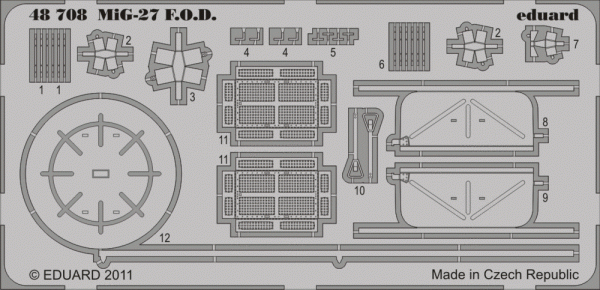 Eduard 48708 MiG-27 F. O.D. 1/48 Italeri