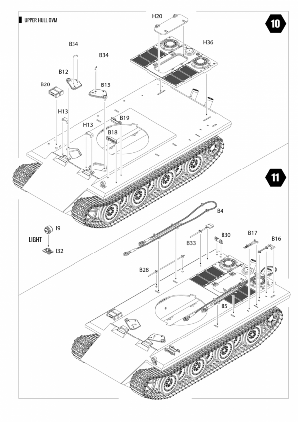 Modelcollect UA35010 WWII German E60 ausf.D 12.8cm tank with side armor late type 1/35