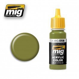 AMMO of Mig Jimenez 0058 LIGHT GREEN KHAKI