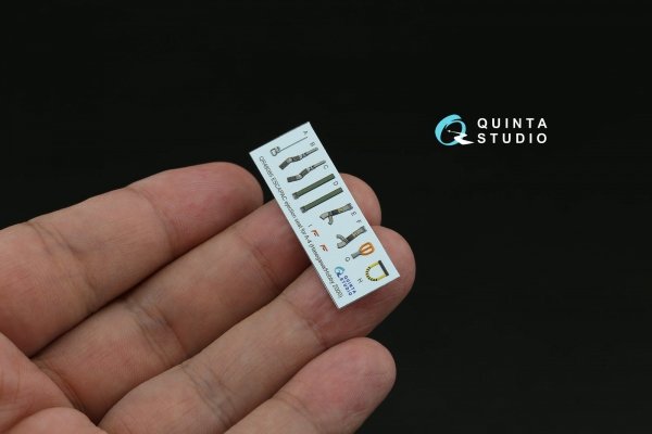 Quinta Studio QD48620 A-4F Skyhawk 3D-Printed &amp; coloured Interior on decal paper ( Hobby Boss ) 1/48