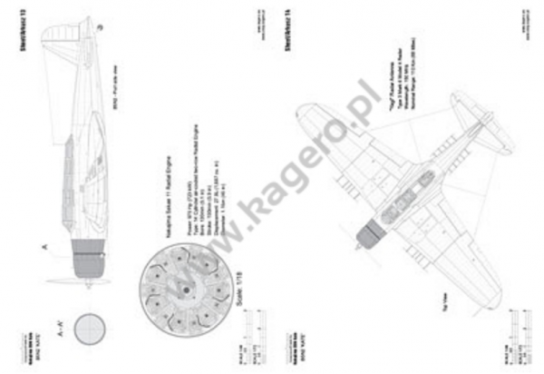 Kagero 7100 Nakajima B5N KATE. B5N1,B5N2 EN/PL