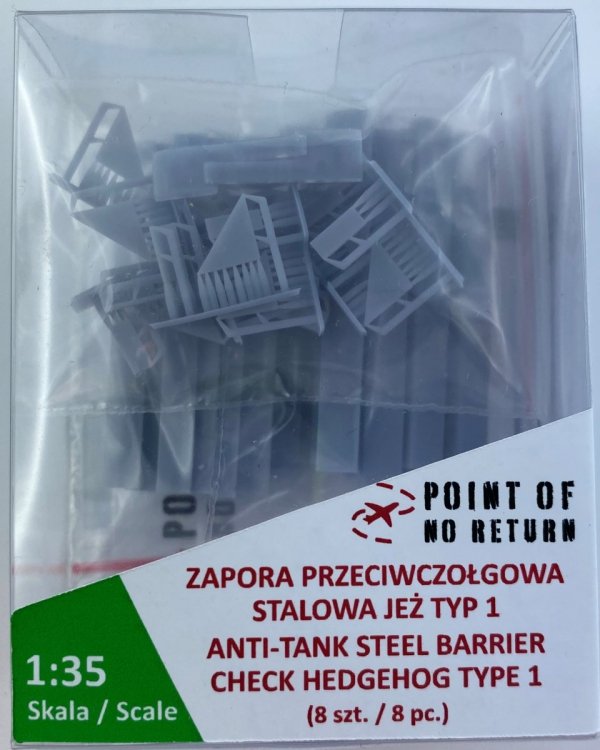 Point of no Return 3522014 Barykada przeciwczołgowa typu jeż 1 1/35