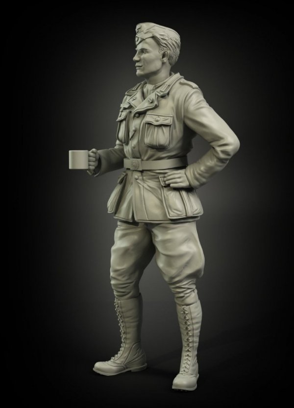 Panzer Art FI35-085 DAK tankers RK award ceremony No.2 1/35