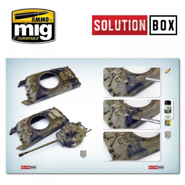 AMMO of Mig Jimenez 6500 WWII AMERICAN ETO SOLUTION BOOK (Multilingual)