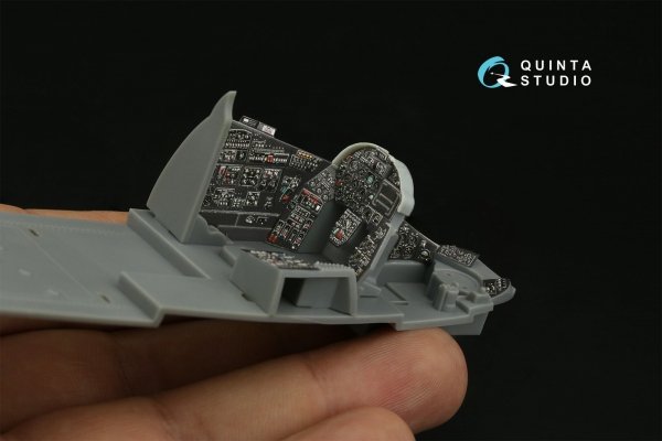 Quinta Studio QD48406 Mi-24 Nato Hind 3D-Printed &amp; coloured Interior on decal paper (Trumpeter) 1/48