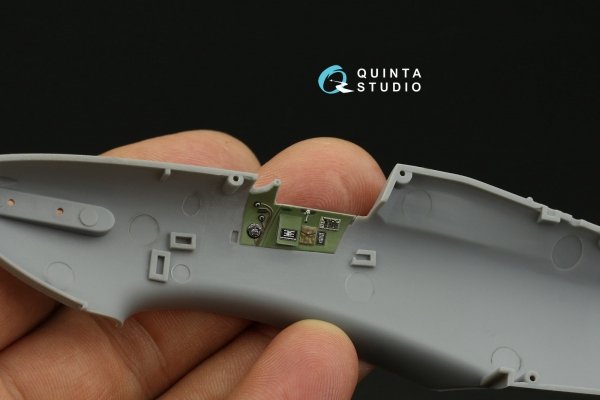 Quinta Studio QD48401 Hawker Hurricane family 3D-Printed &amp; coloured Interior on decal paper (Hobby Boss) 1/48