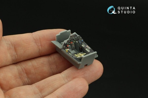 Quinta Studio QD48269 Fw 190A-8 3D-Printed &amp; coloured Interior on decal paper (Tamiya) 1/48