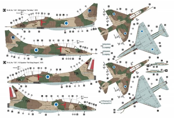 Hobby 2000 48035 Douglas TA-4H/J Skyhawk IAF ( HASEGAWA + CARTOGRAF + MASKI + 3D Print ) 1/48