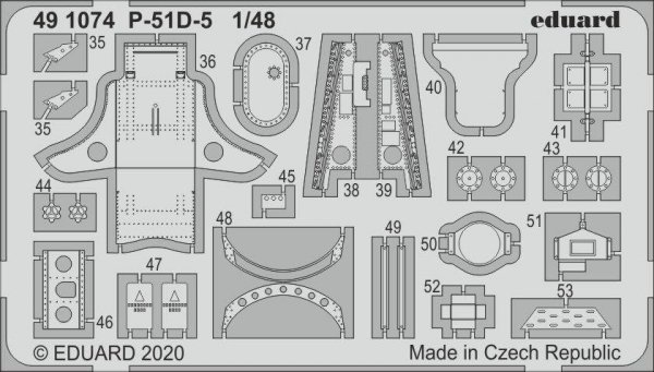 Eduard 491074 P-51D-5 interior 1/48 AIRFIX