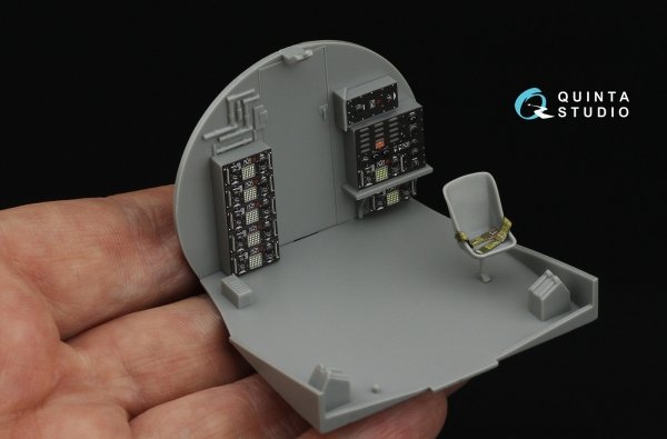 Quinta Studio QD48561 Boeing B-17G 3D-Printed &amp; coloured Interior on decal paper (HK models) 1/48