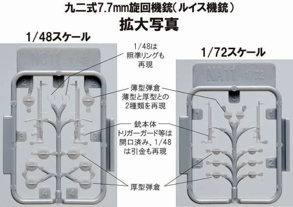 Fine Molds NC11 Type 92 7.7mm Machine Gun (Lewis Gun) 1/48