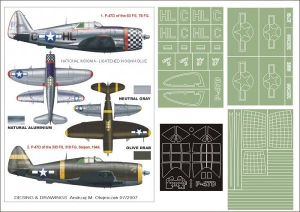 Montex K32120 P-47D Razorback 1/32