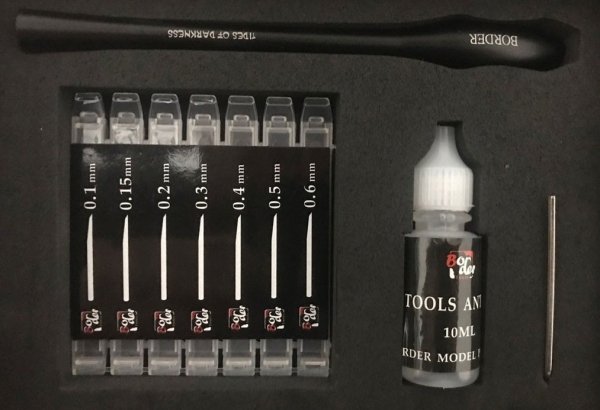 Border Model BD0052 Replacement Line Engraver - SET Black