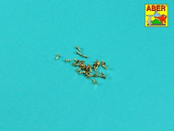 Aber 16113 Turned Hexagonal bolts (1,34x1,60mm) x 30 pcs