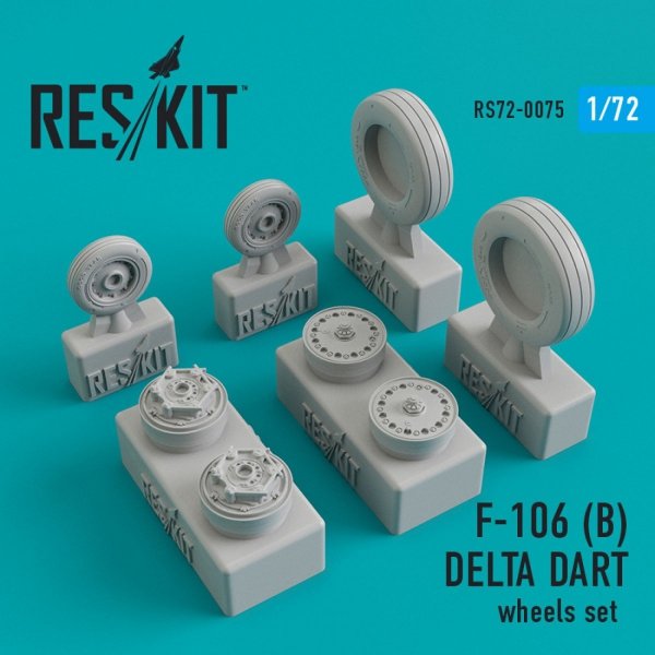 RESKIT RS72-0075 F-106B &quot;DELTA DART&quot; WHEELS SET 1/72