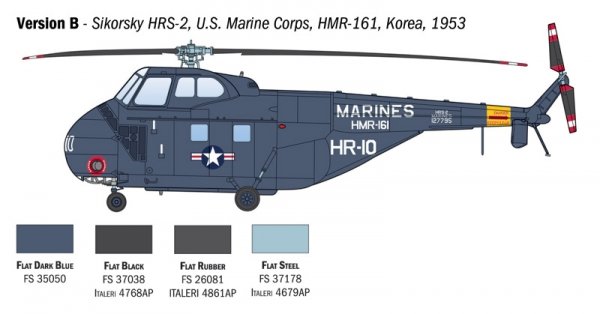 Italeri 1476 HO4S-3 / HAS.7 / H-19 1/72