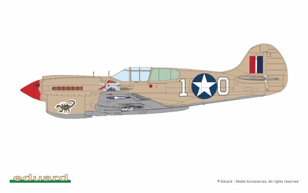 Eduard R0024 Curtiss P-40 K Warhawk - Dual Combo / The Royal Class 1/48