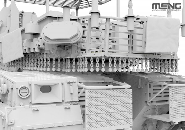Meng Model TS-056 Merkava Mk.4M w/roof-mounted slat armor Israel Main Battle Tank 1/35