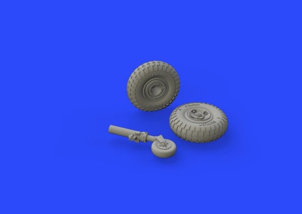 Eduard 672147 Spitfire Mk. VIII wheels - 4 spoke w/ pattern EDUARD 1/72