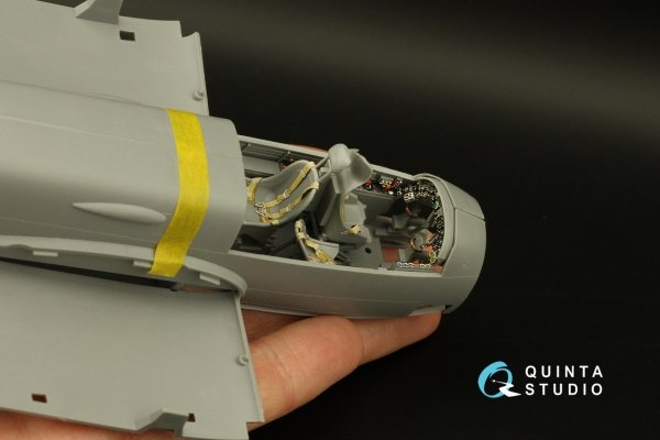 Quinta Studio QD48366 Ju 88A-4 3D-Printed &amp; coloured Interior on decal paper (ICM) 1/48