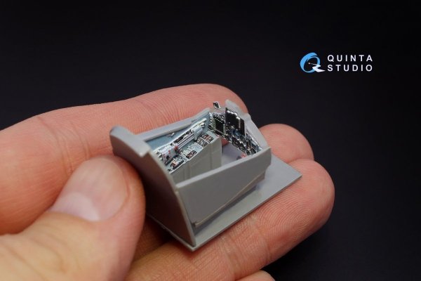 Quinta Studio QD48068 Su-25SM 3D-Printed &amp; coloured Interior on decal paper (for KP kit) 1/48