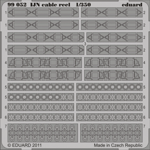 Eduard 99052 IJN cable reel 1/350 