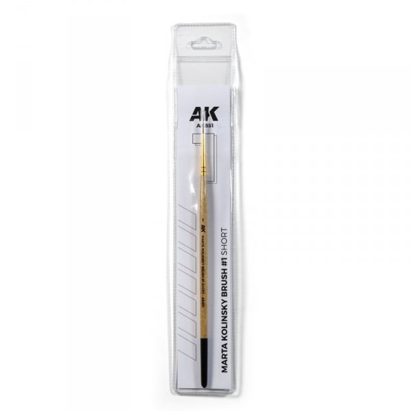 AK Interactive AK851 MARTA KOLINSKY BRUSH #1 SHORT