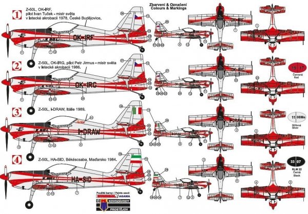 Kovozavody Prostejov KPM4811 Zlin Z-50L 1/48