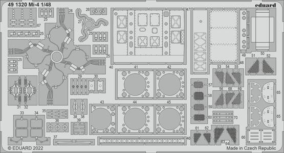 Eduard BIG49359 Mi-4 TRUMPETER 1/48