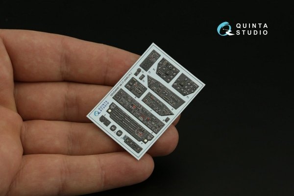 Quinta Studio QDS-48381 Mi-17 3D-Printed &amp; coloured Interior on decal paper (AMK) (Small version) 1/48