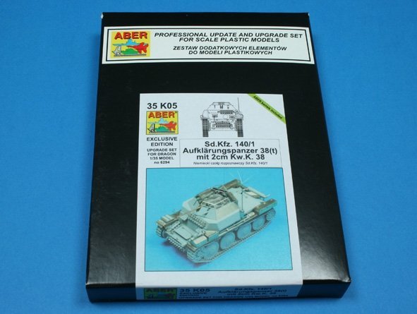 Aber 35K05 Aufklarungpanzer 38(t) Sd.Kfz.140/1 (1:35)