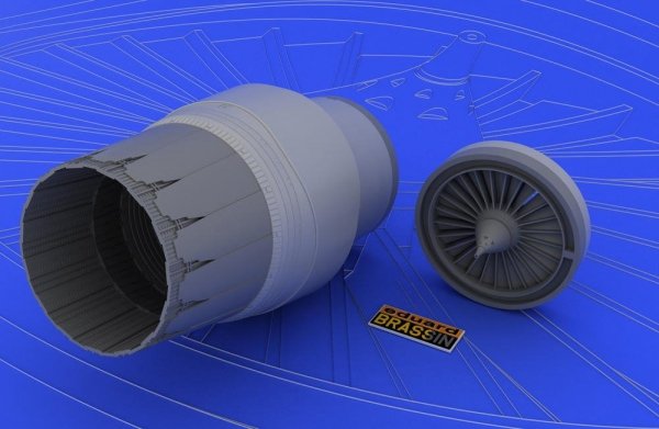 Eduard 648004 F-16CJ Block 52 engine 1/48 (Tamiya)