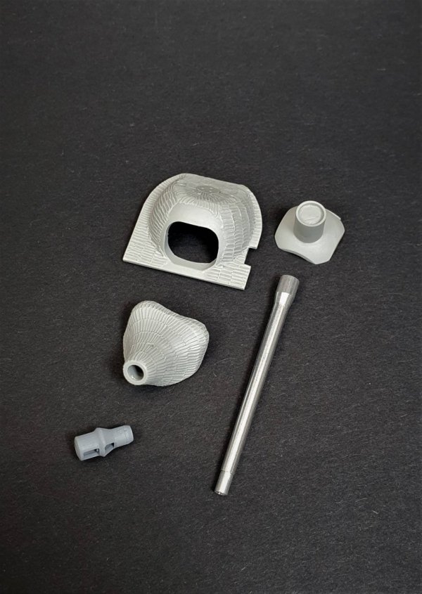 Panzer Art GB35-091 Jagdpanzer IV L48 Early mantlet with PaK39 Gun (Double baffle muzzle brake) 1/35