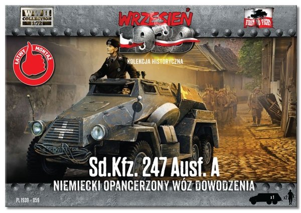 First to Fight PL059 Sd.Kfz. 247 Ausf. A (1:72)