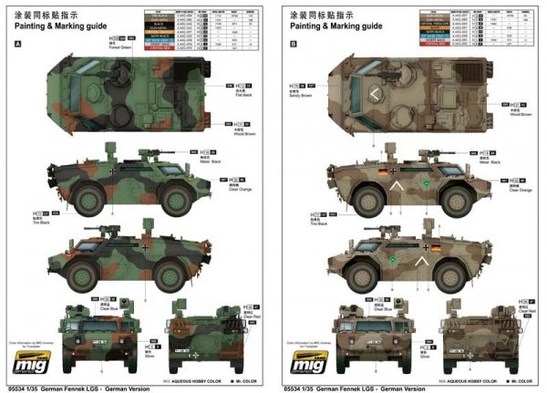 Trumpeter 05534 German Fennek LGS GERMAN version (1:35)
