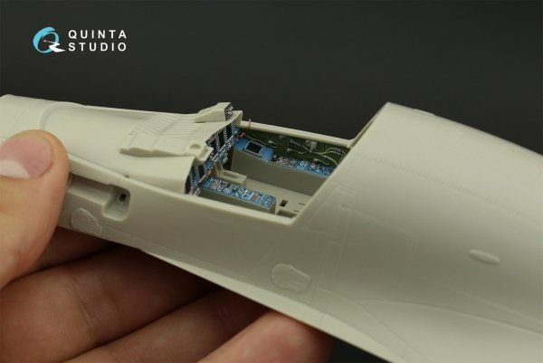 Quinta Studio QD48018 Su-34 3D-Printed coloured Interior on decal paper (KittyHawk) 1/48