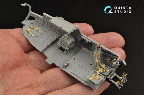 Quinta Studio QD48275 Fw 189A 3D-Printed &amp; coloured Interior on decal paper (GWH) 1/48
