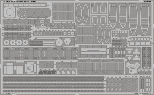 Eduard 53069 USS Arizona 1941 1/350 Hobby Boss