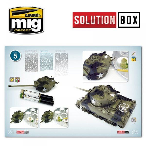 AMMO of Mig Jimenez 7700 WW II AMERICAN ETO SOLUTION BOX