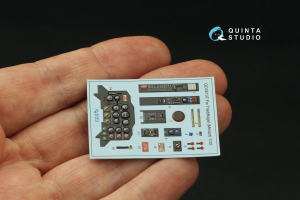 Quinta Studio QD35137 FW Triebflugel 3D-Printed coloured Interior on decal paper (Miniart) 1/35