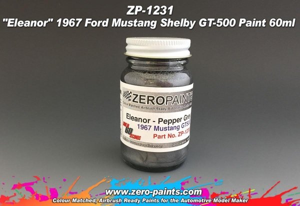 Zero Paints ZP-1231 Eleanor 1967 Ford Mustang Shelby GT-500 Paint 60ml