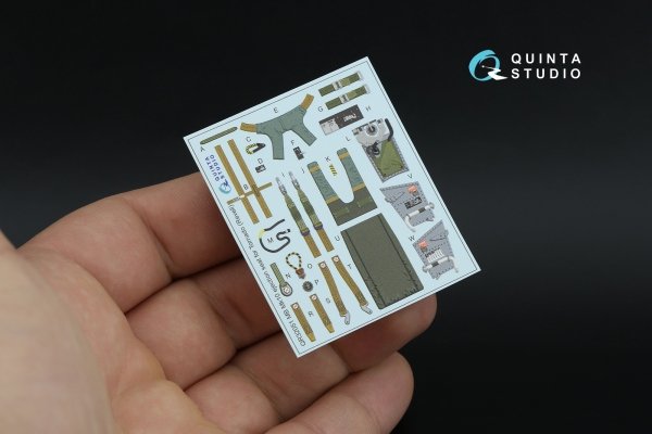 Quinta Studio QD+32263 Tornado GR.1 3D-Printed &amp; coloured Interior on decal paper (Revell) (with 3D-printed resin parts) 1/32