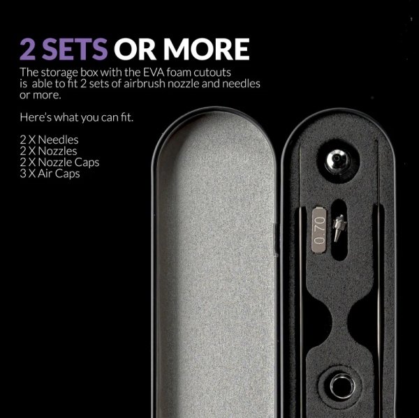 Gaahleri 40751 Airbrush Storage Box for Airbrush Parts