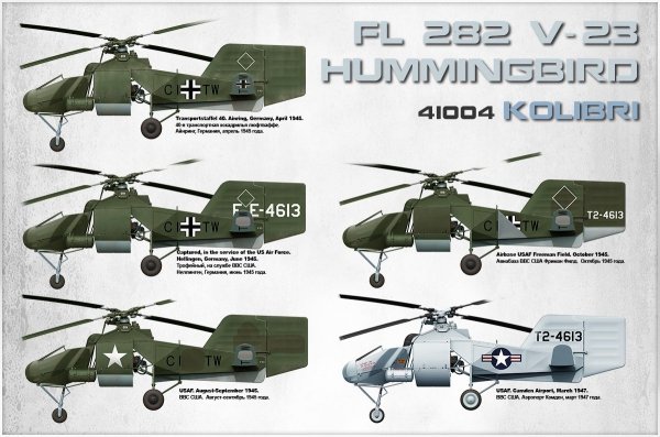 MiniArt 41004 Flettner Fl 282 V-23 Hummingbird (Kolibri) 1:35